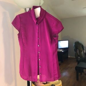 Banana Republic Purple Dress Shirt, Size Small